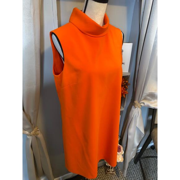 Alex Marie Stunning Sophisticated 10 Mock Neck Sleeveless Back Zip Lined Dress - Picture 2 of 12